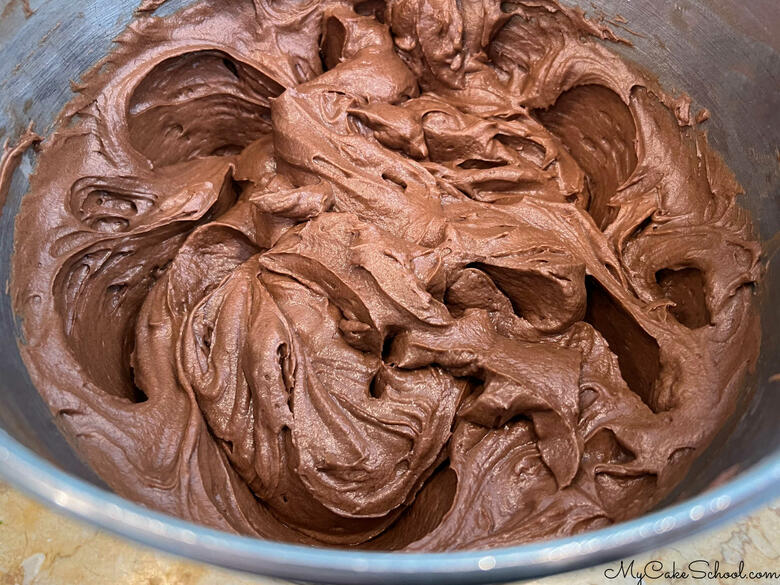 Bowl of Chocolate Buttercream