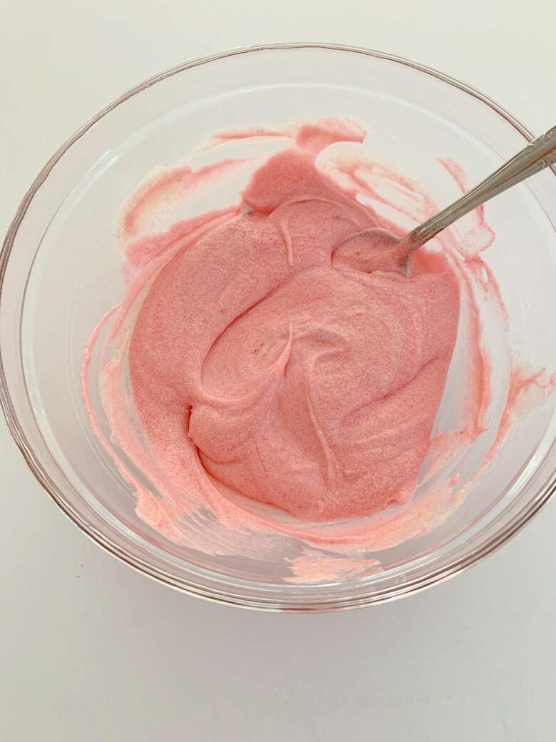 Strawberry Batter for Swirl Pound Cake