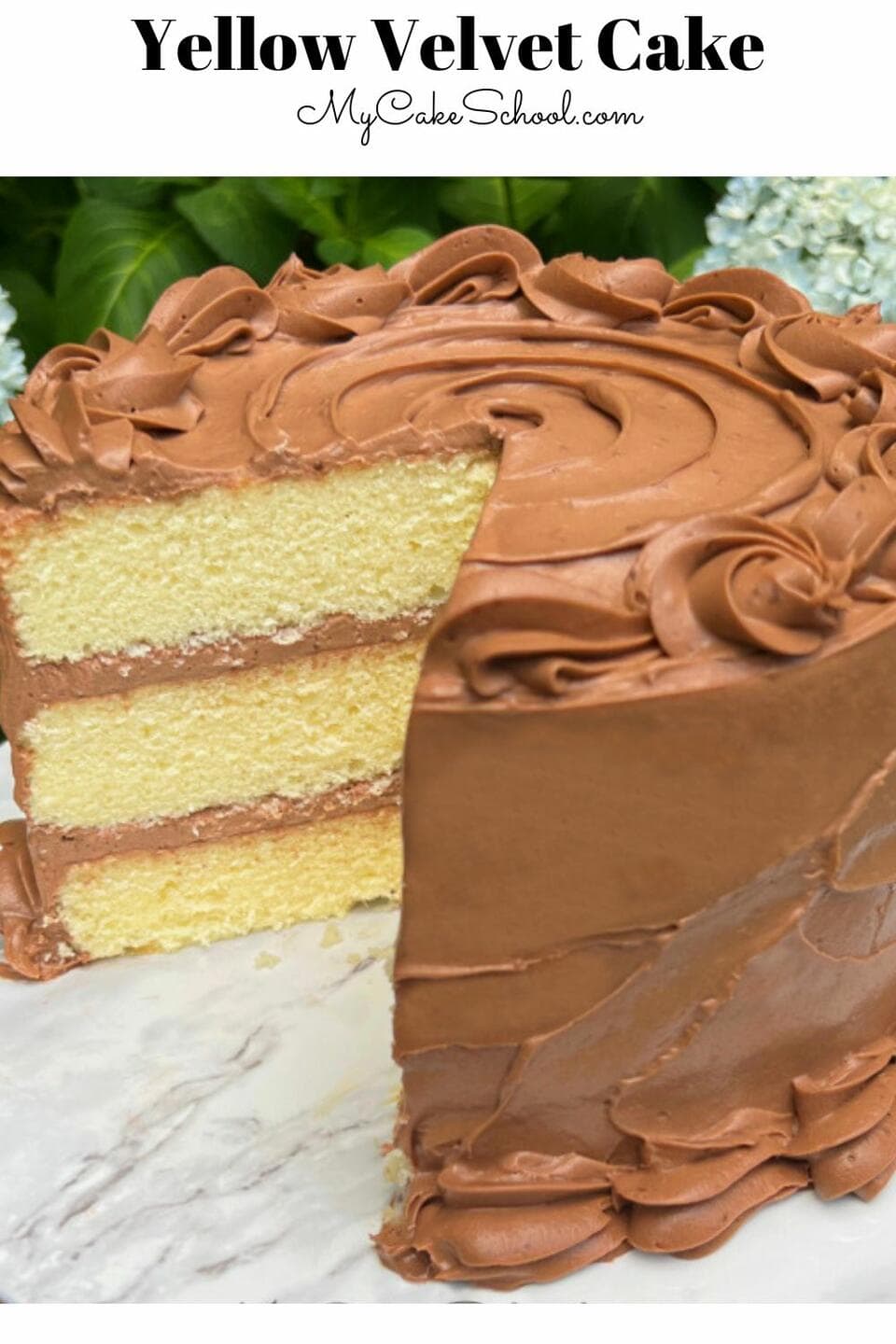 Yellow Velvet Cake My Cake School