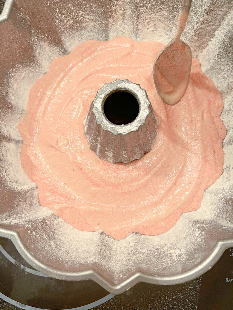 Strawberry Cake Batter