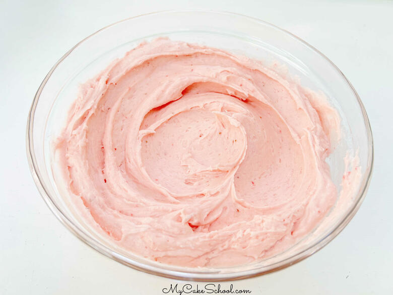 Strawberry Buttercream Frosting