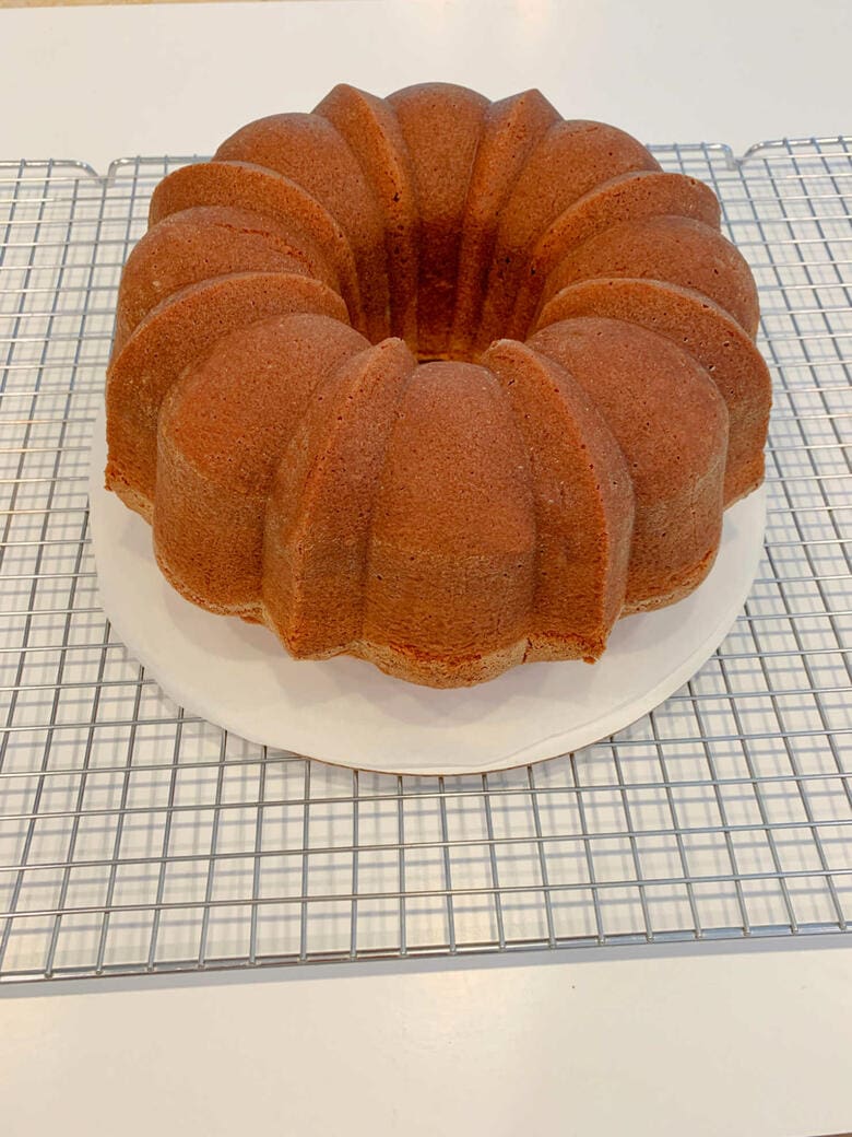 Three Layer Pound Cake