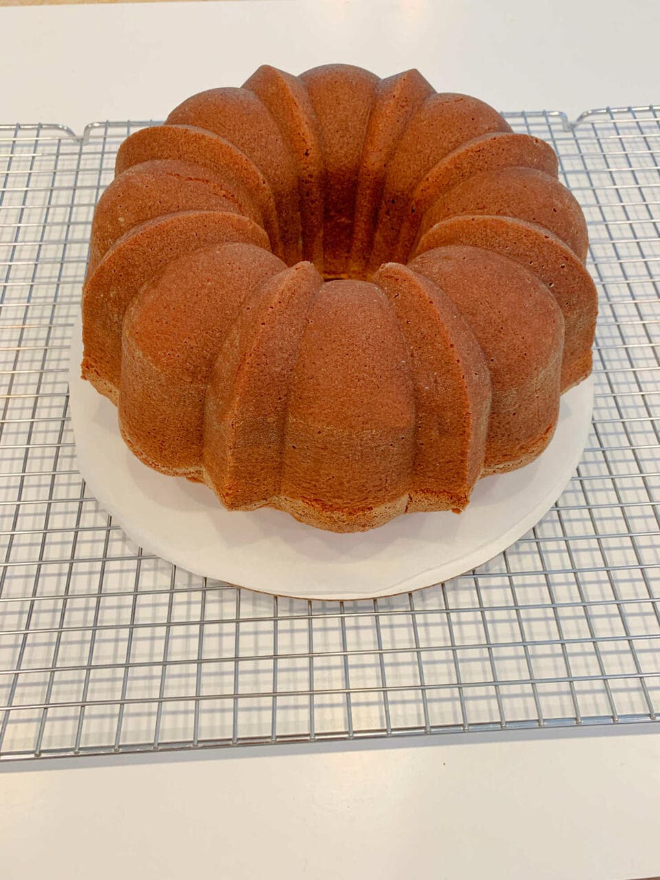 Three Layer Pound Cake My Cake School