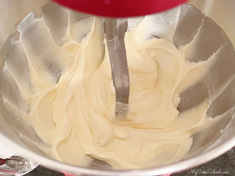 White Chocolate Velvet Cake Batter