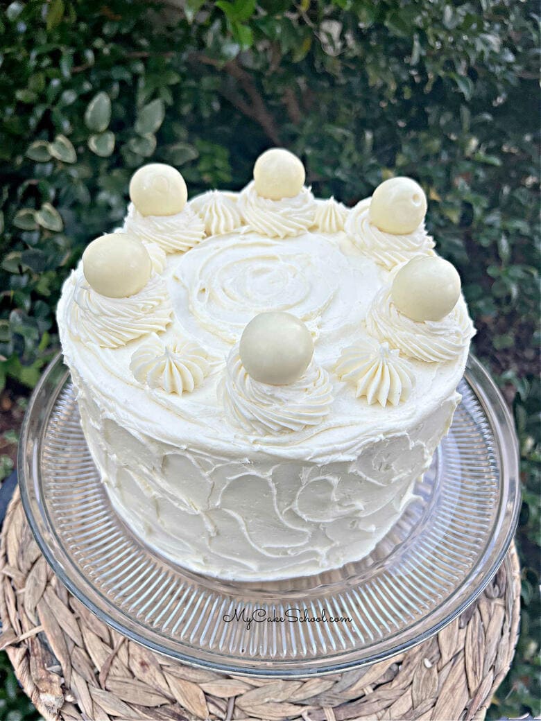 White Chocolate Velvet Cake