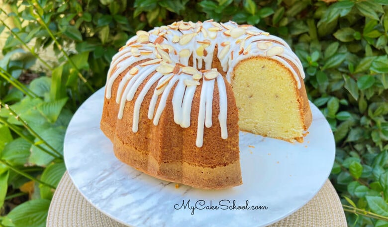 Almond Sour Cream Pound Cake