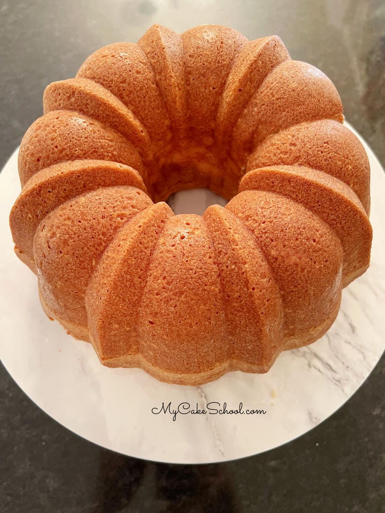 Almond Sour Cream Pound Cake