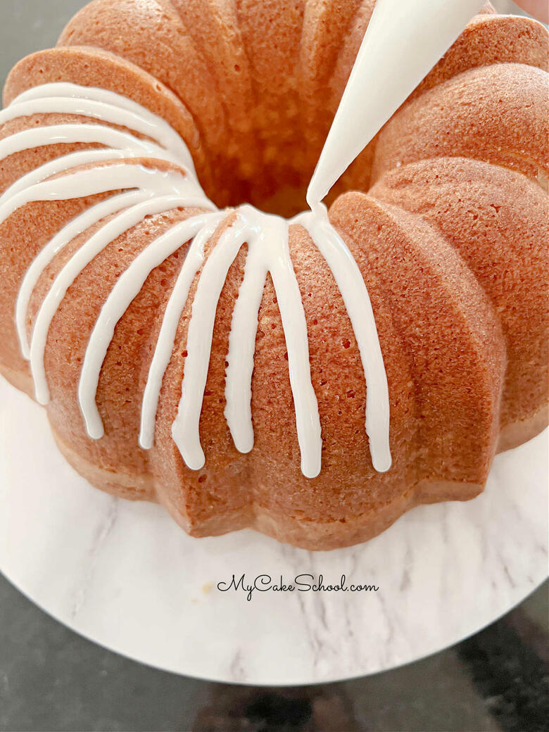 Almond Sour Cream Pound Cake