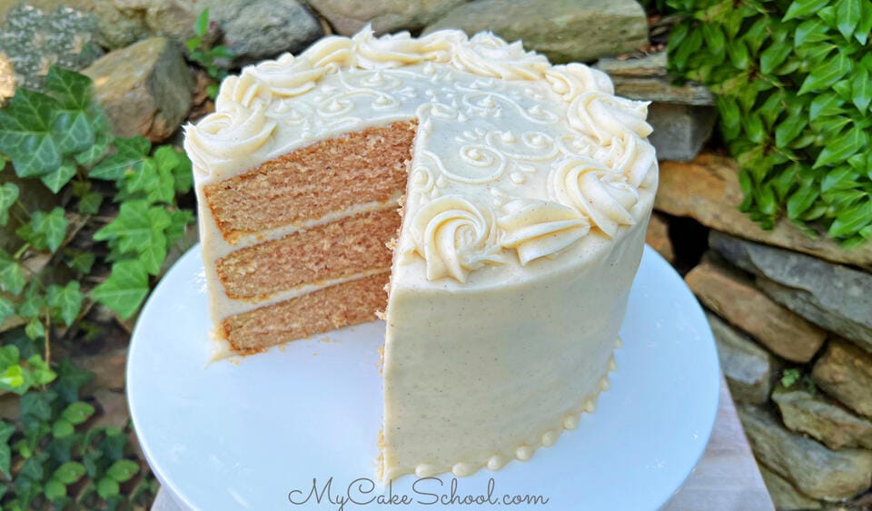Applesauce Spice Cake My Cake School