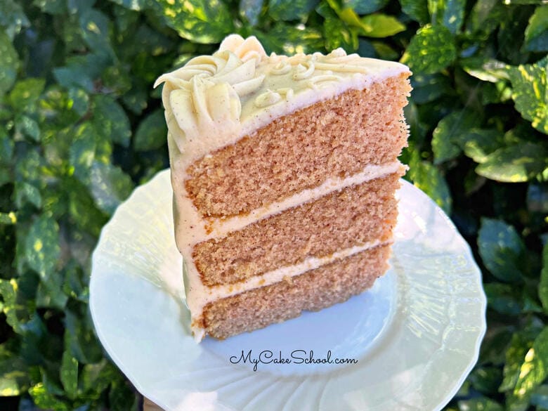 This moist Applesauce Spice Cake recipe is perfect for fall!