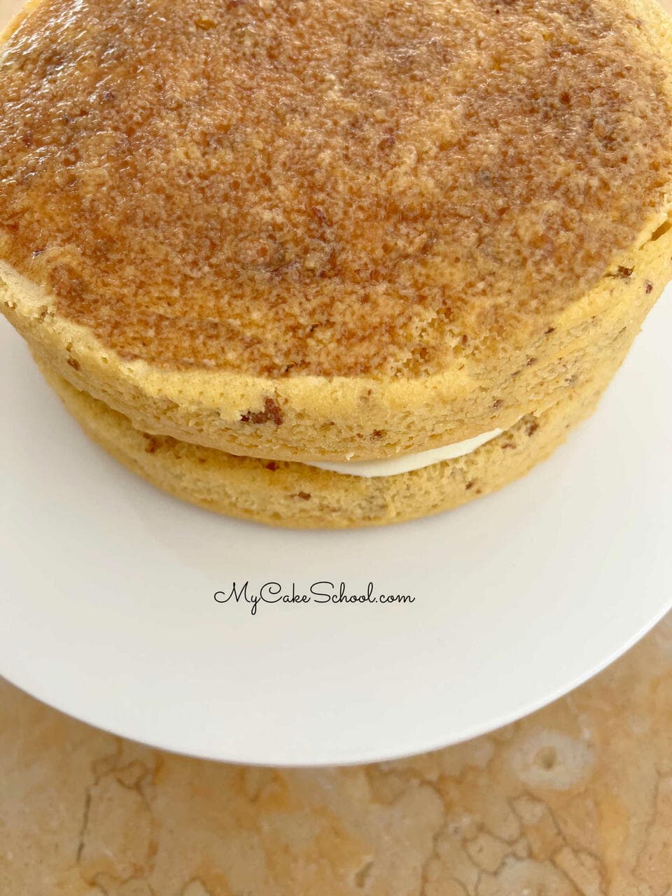 Maple Pecan Layer Cake (Doctored Cake Mix) My Cake School