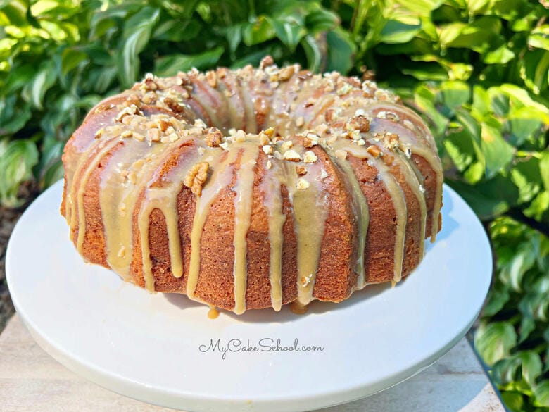 Pumpkin Toffee Pecan Pound Cake