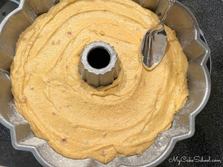 Pumpkin Toffee Pecan Cake