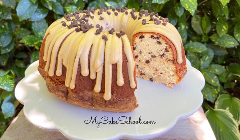 Peanut Butter Chocolate Chip Pound Cake