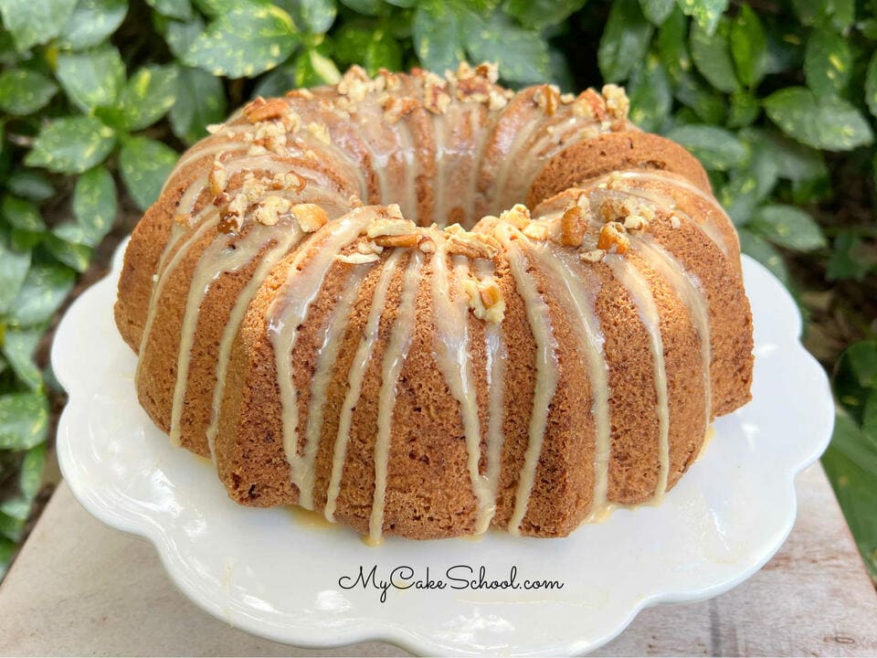 Apple Pecan Bundt Cake My Cake School