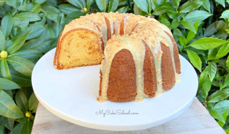 Brown Sugar Toffee Pound Cake