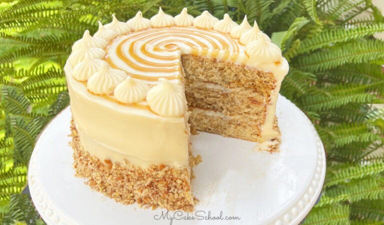 Caramel Italian Cream Cake