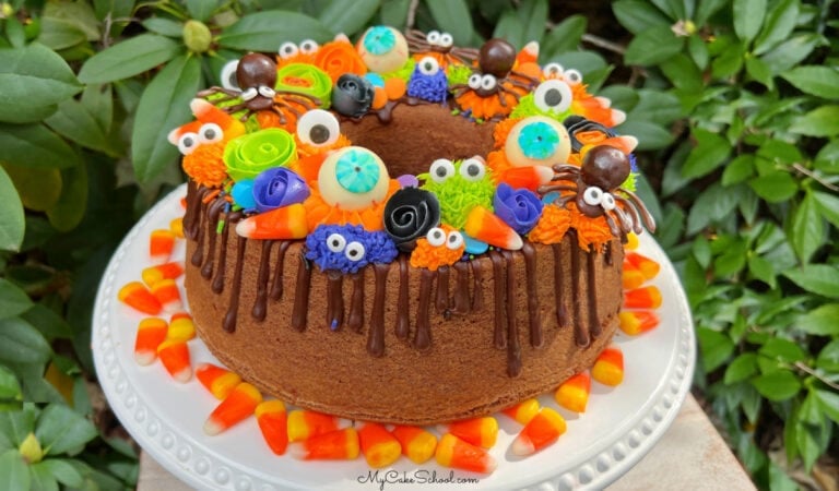 Easy Halloween Pound Cake