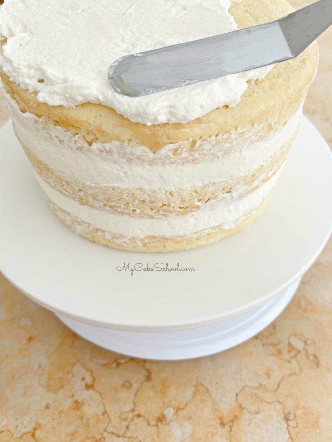 Lemon Coconut Cake (Doctored Cake Mix) My Cake School