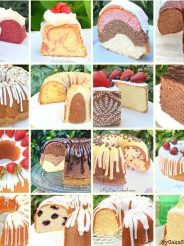Collage of Pound Cake Recipes