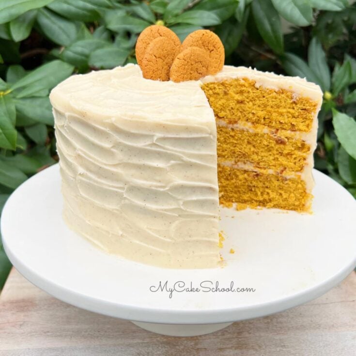 Pumpkin Gingersnap Cake