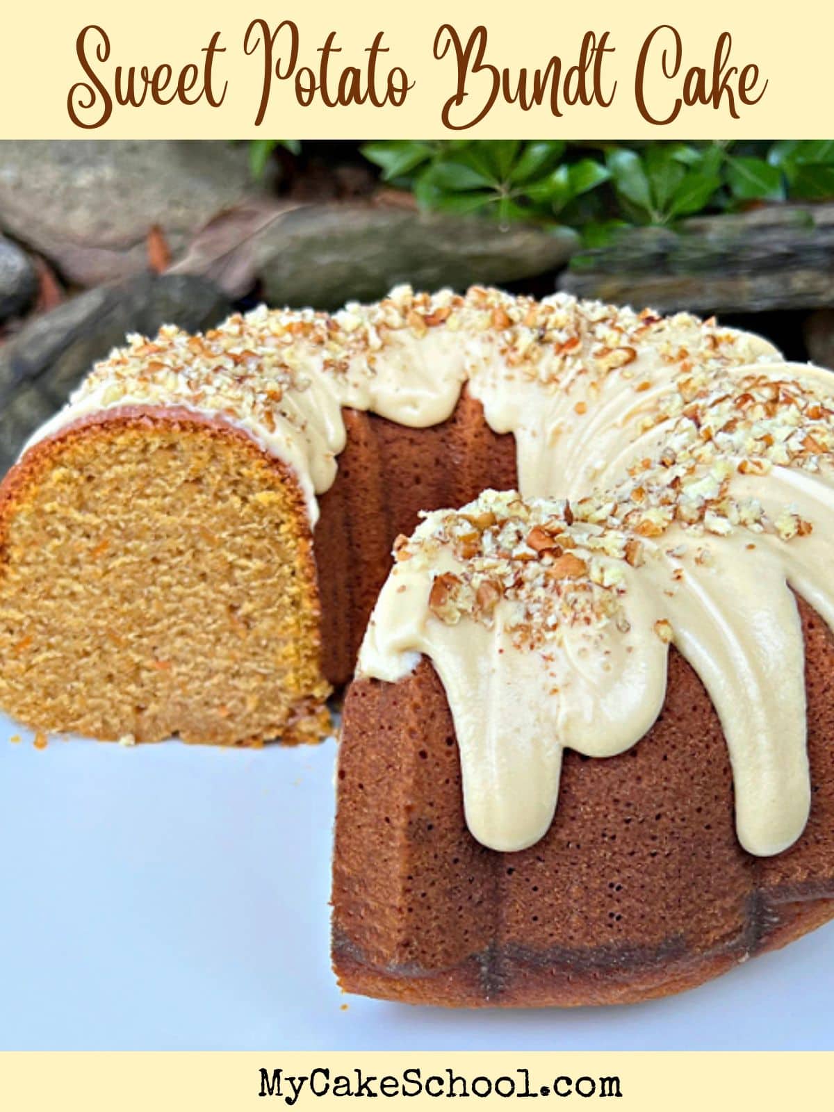 Sweet Potato Bundt Cake - My Cake School