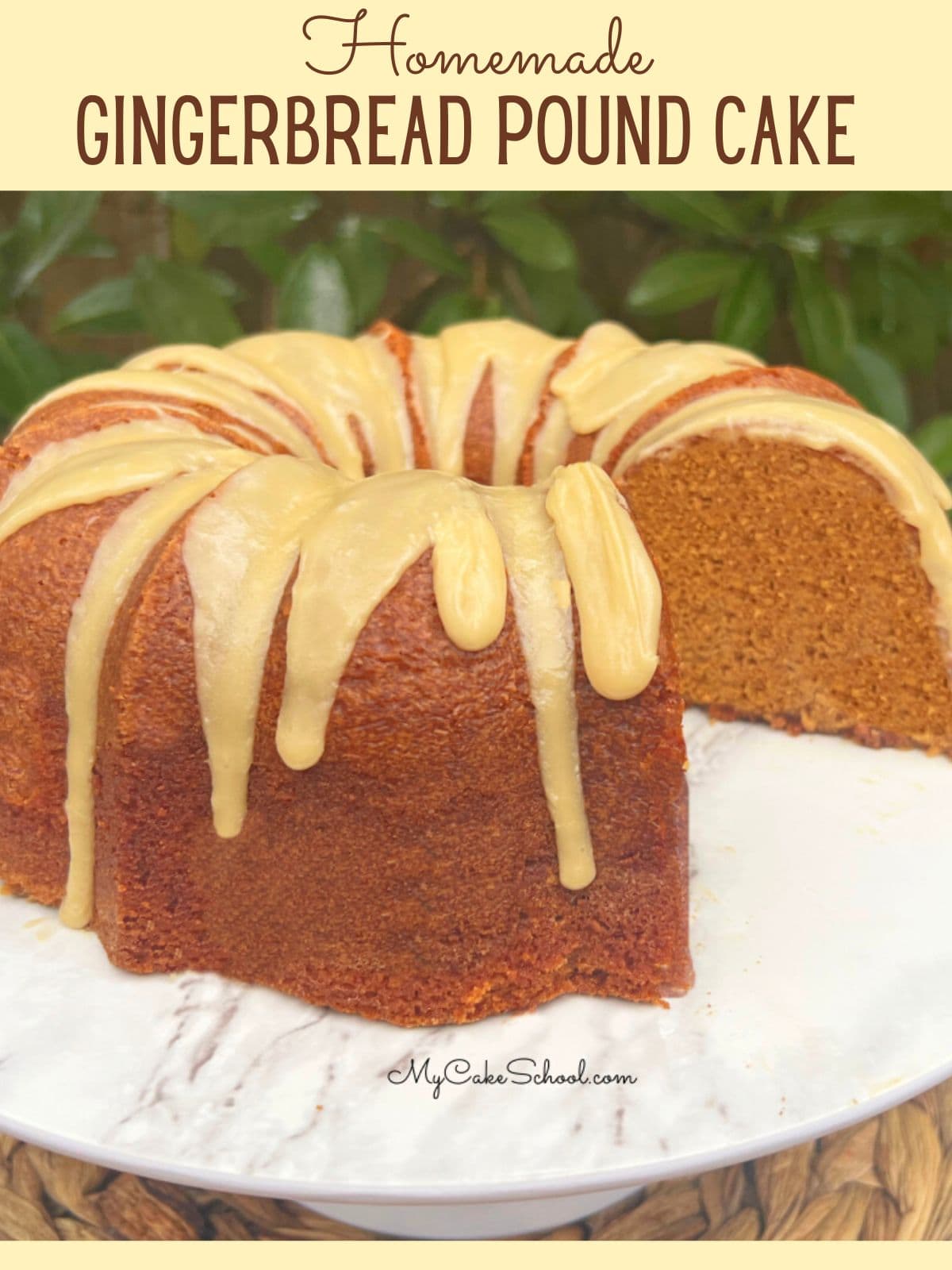 Gingerbread Bundt Cake - Easy Recipe!