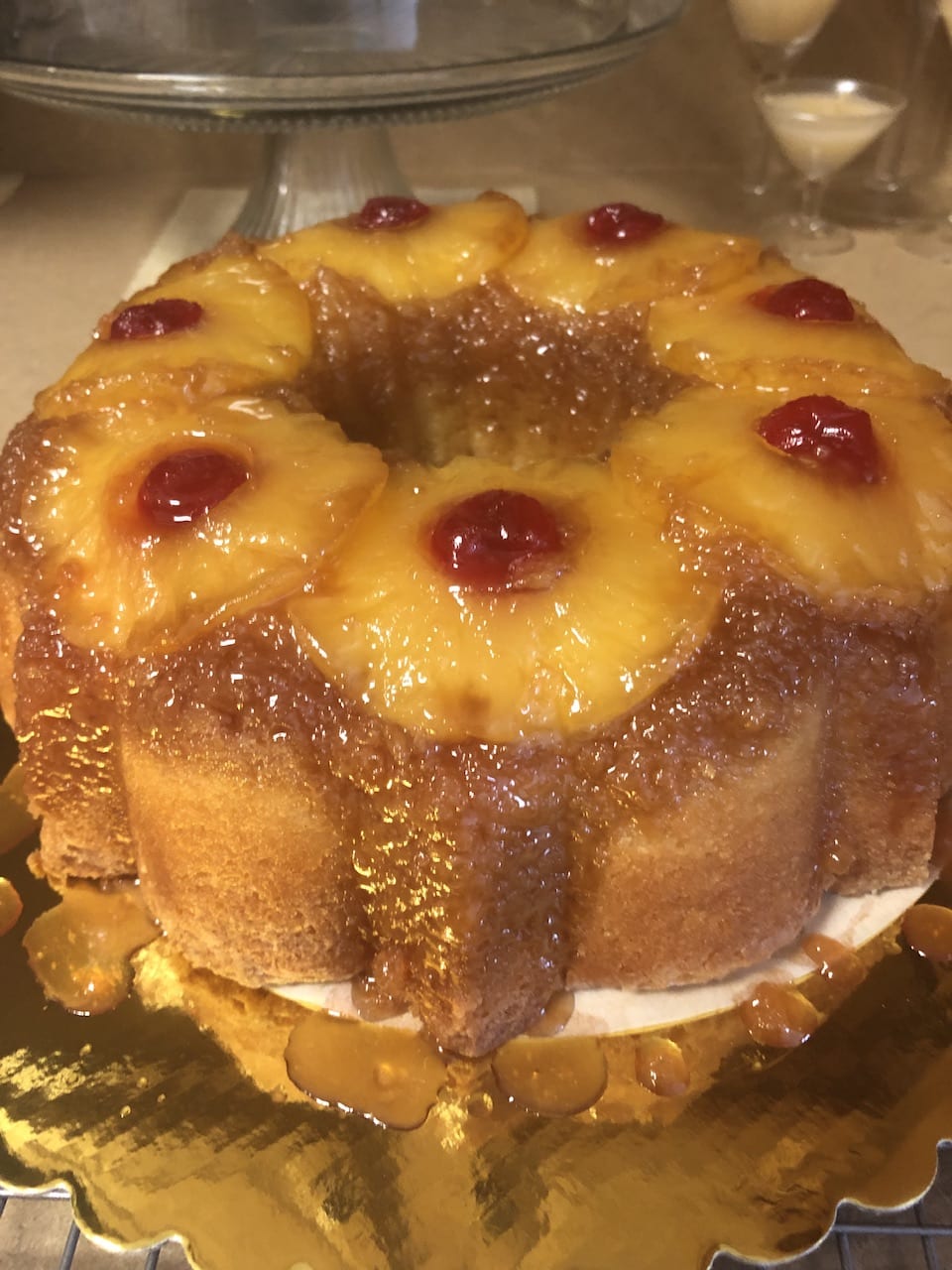 Easy Pineapple Upside Down Bundt Cake - My Cake School