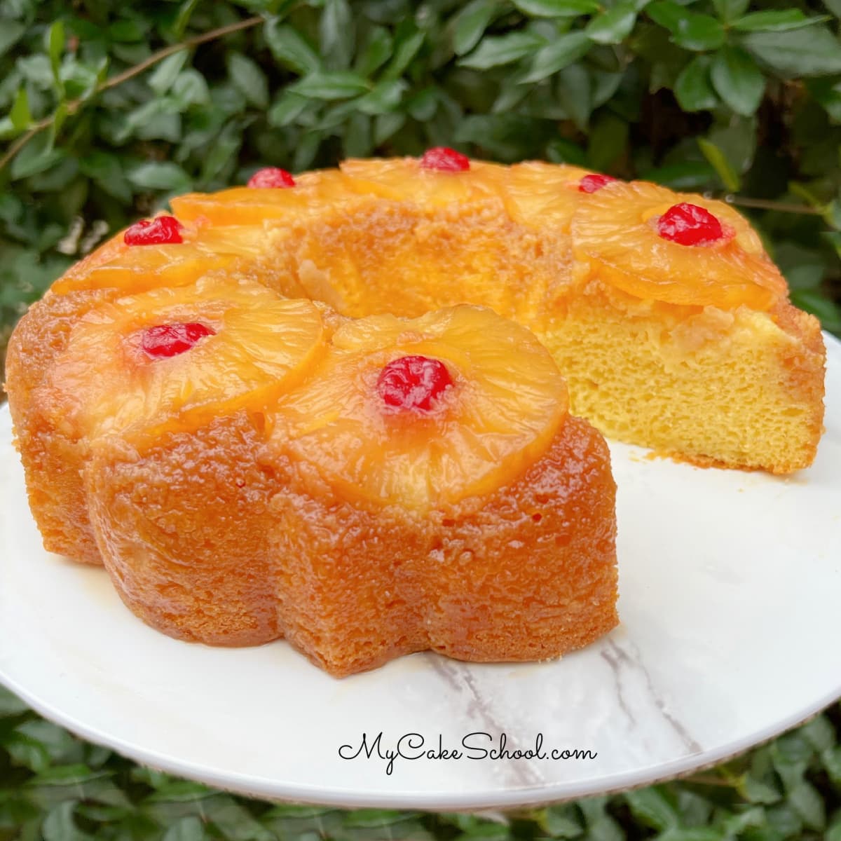 Easy Pineapple Upside Down Bundt Cake Recipe (Video) - A Spicy