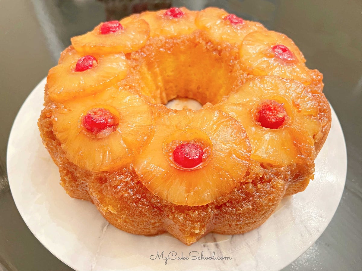 Pineapple Upside Down Bundt Cake