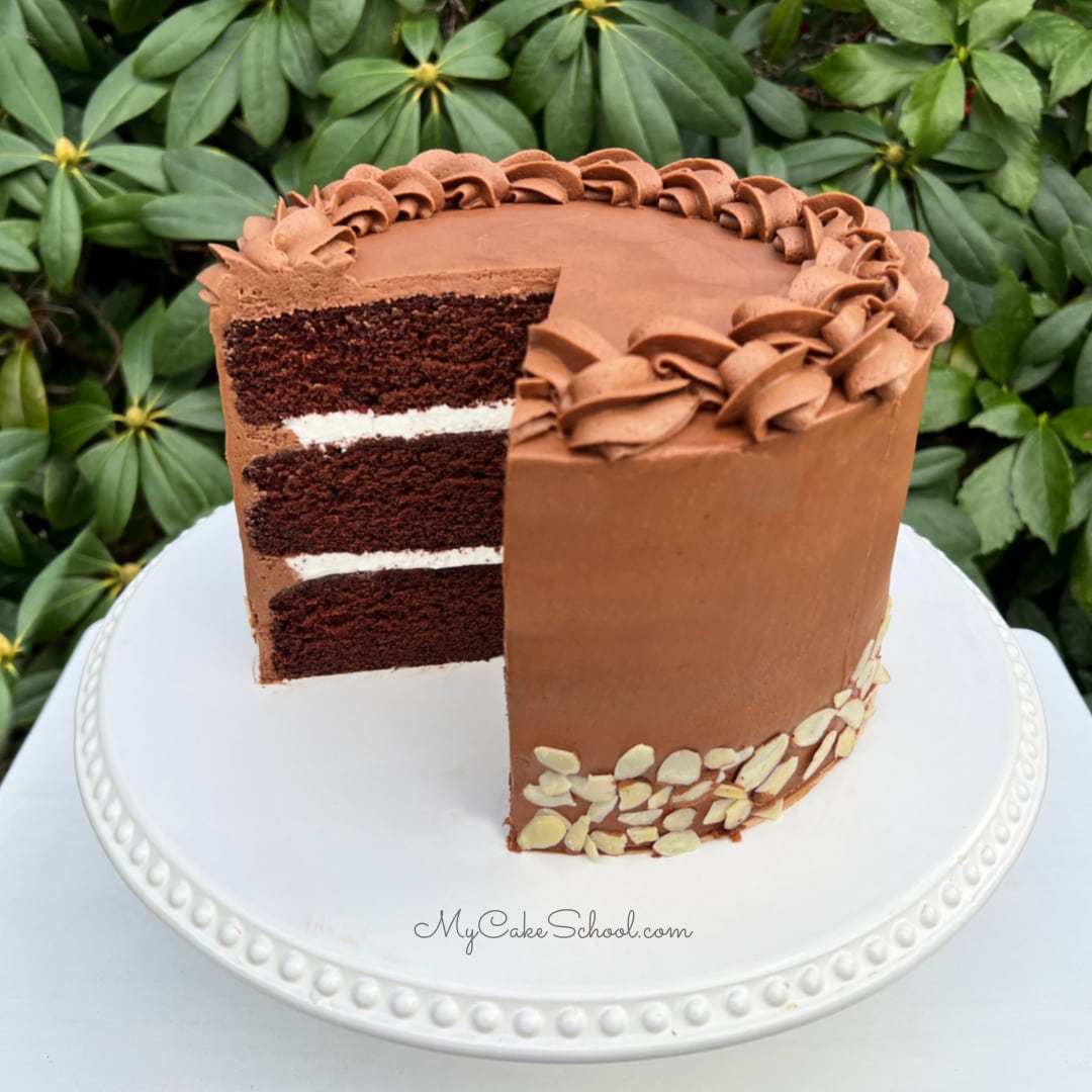 Chocolate clearance almond cake