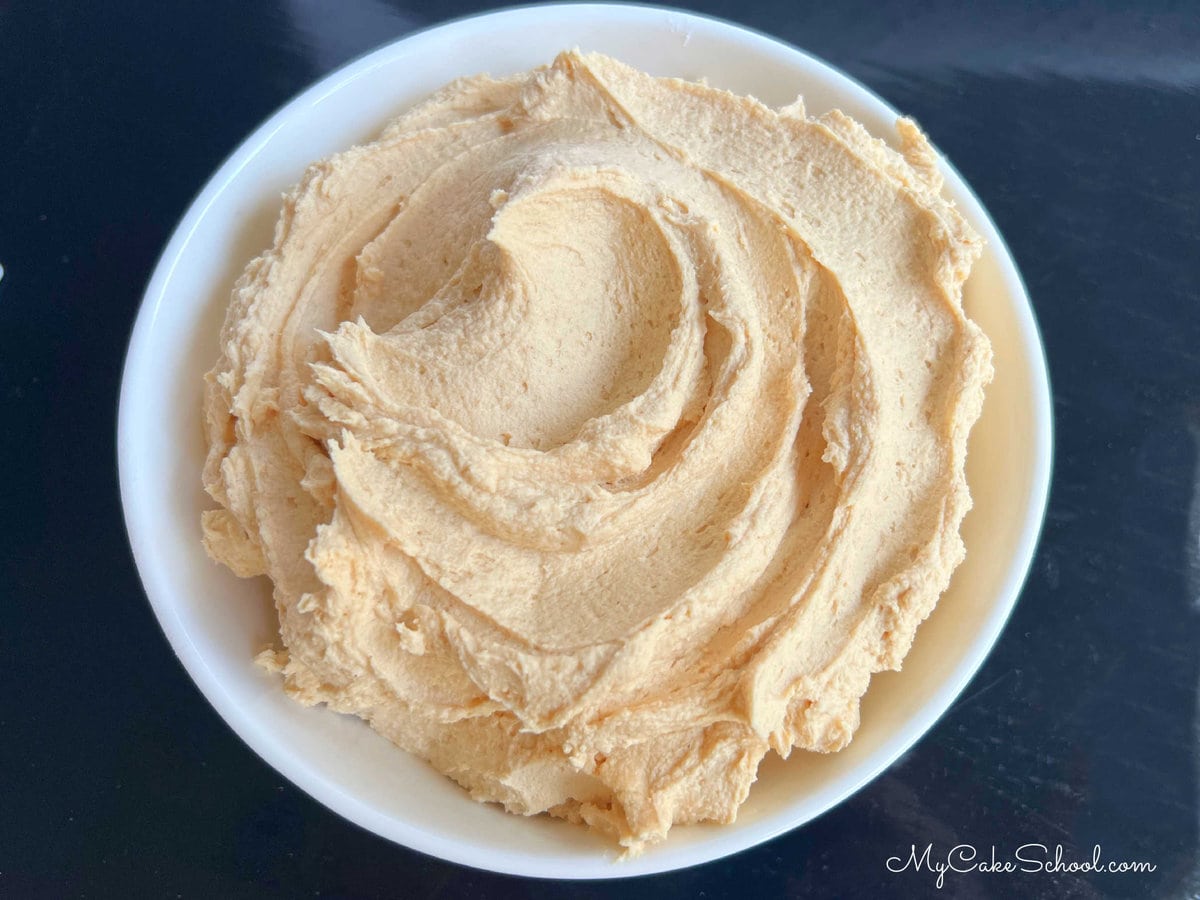 Bowl of Peanut Butter Buttercream