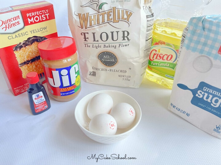 Peanut Butter Cupcakes (Cake Mix Recipe) My Cake School