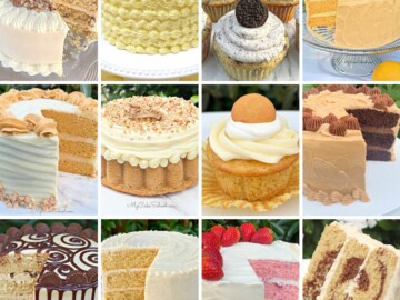 Collage of Cake Mix Photos