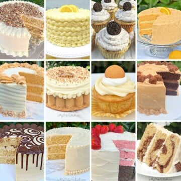 Collage of Cake Mix Photos