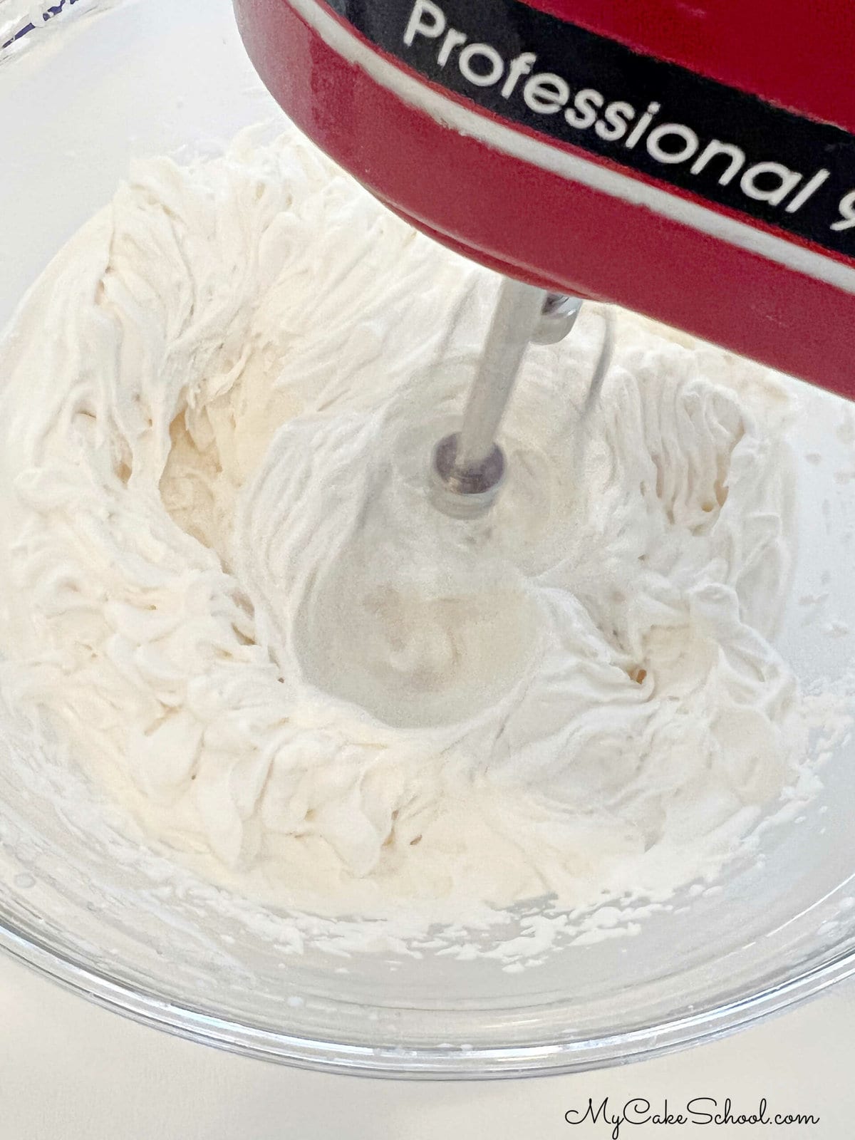Whipping the Cream and Champagne with Electric Mixer
