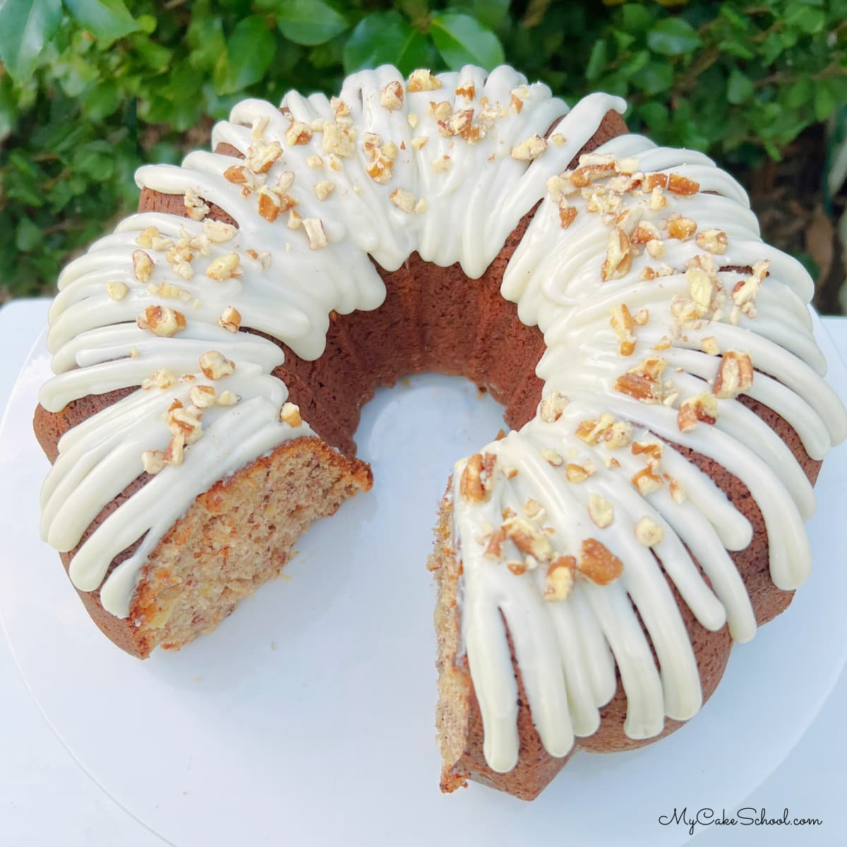 Hummingbird Mini Bundt Cakes