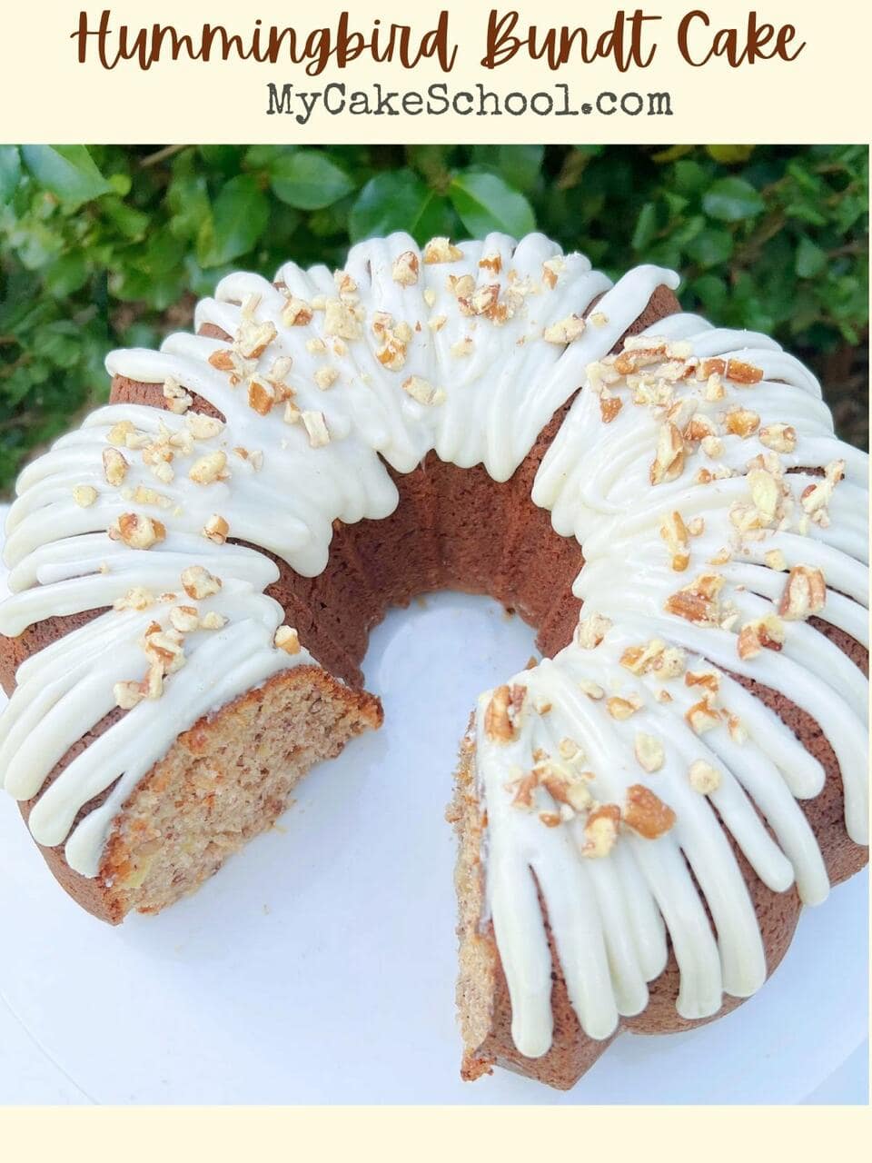 Hummingbird Bundt Cake My Cake School