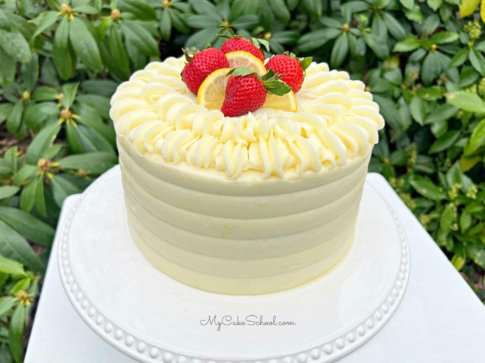Strawberry Lemonade Cake My Cake School