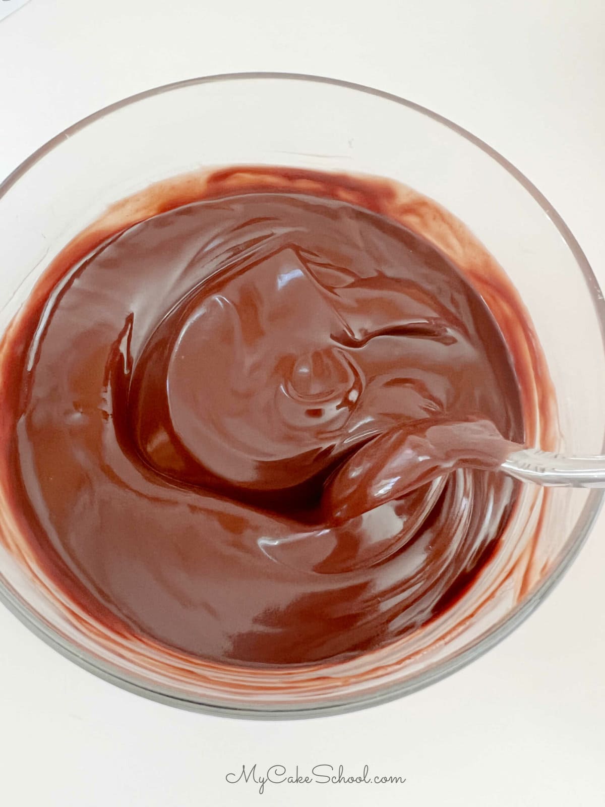 bowl of prepared ganache