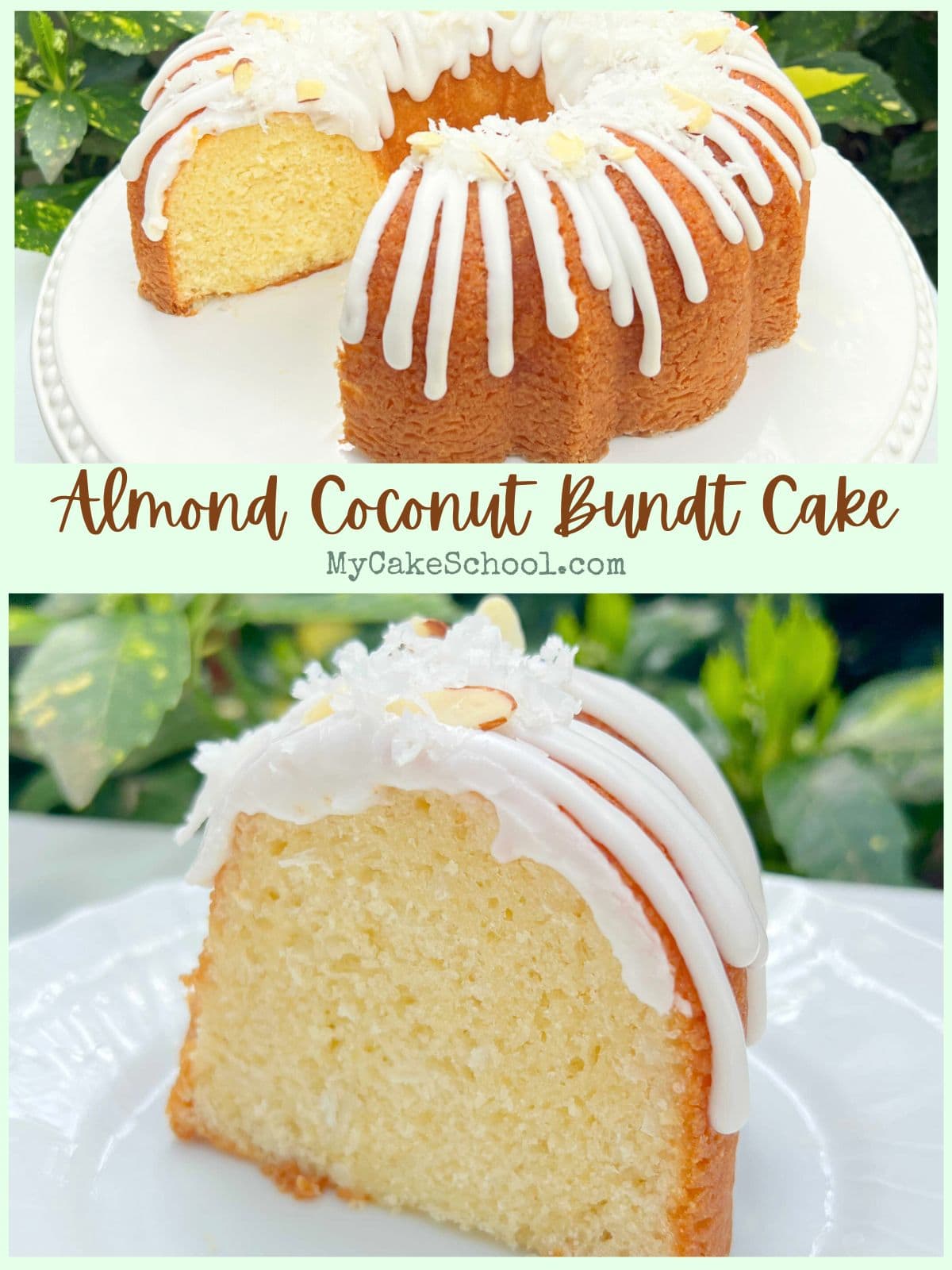 Almond Coconut Bundt Cake