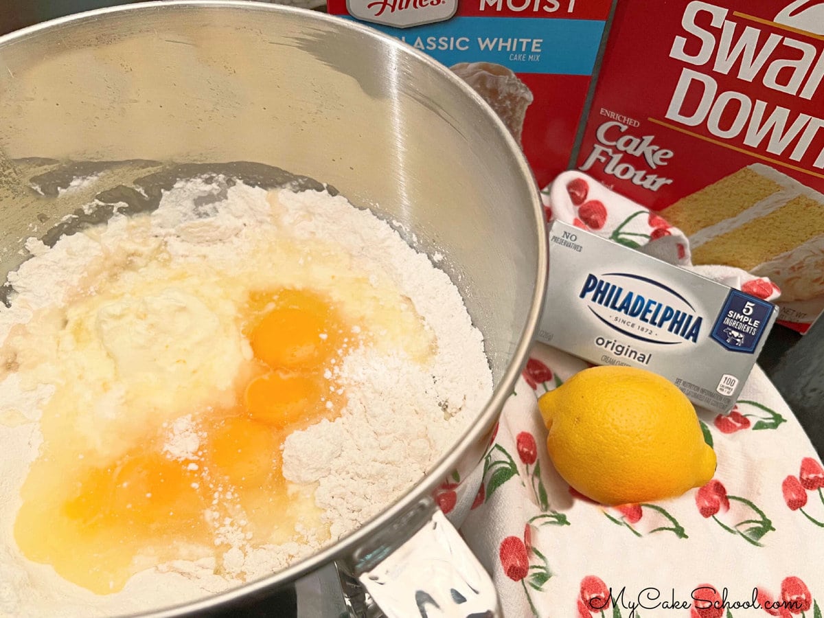 Lemon Cream Cake Ingredients