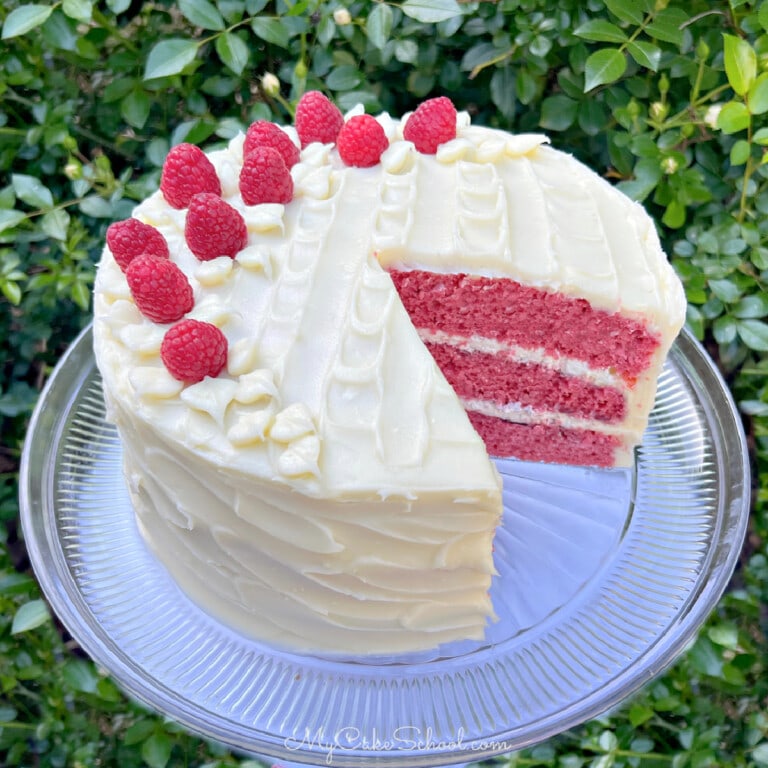 Raspberry Cake (Box Mix)