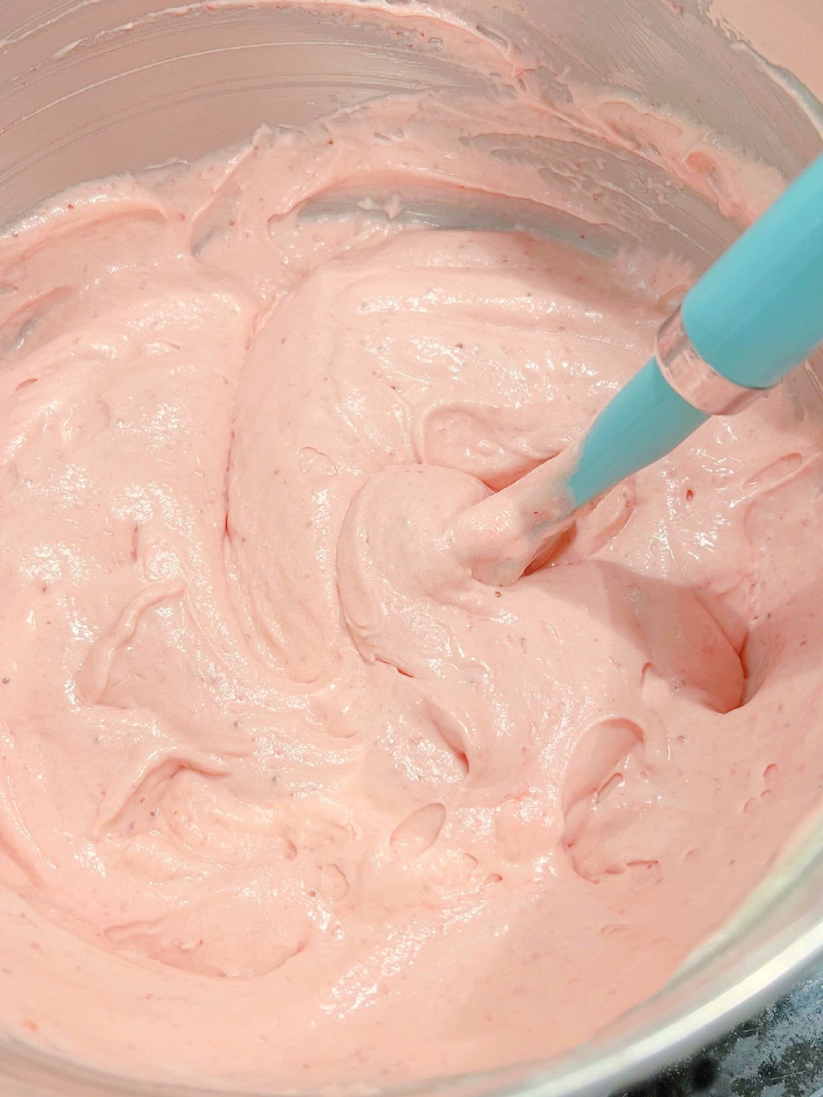 Strawberry Bundt Cake Batter