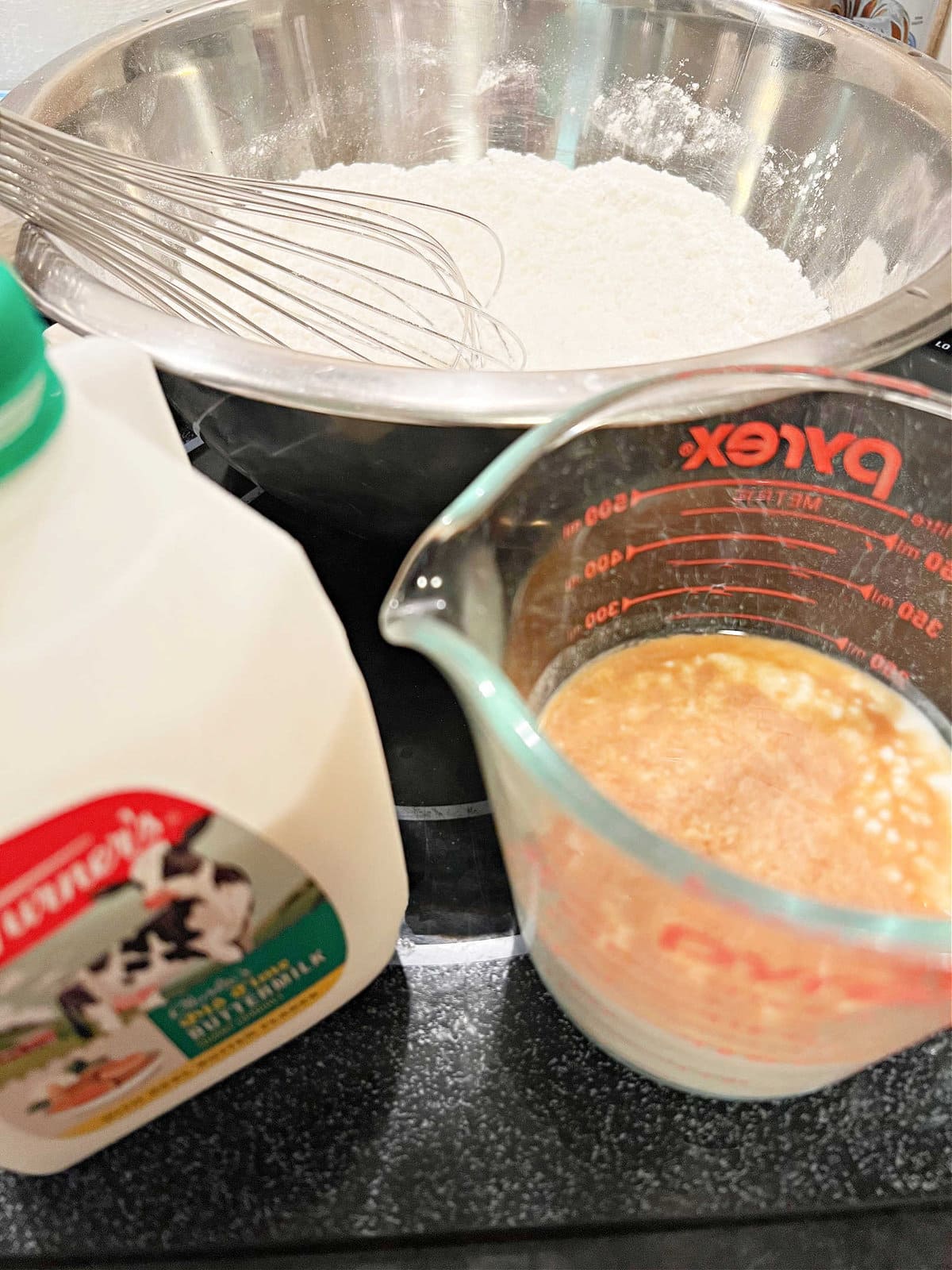 Ingredients for Buttermilk Pound Cake