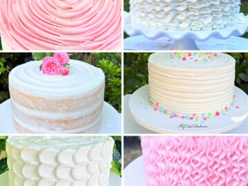 Collage: Easy Ways to Frost a Cake