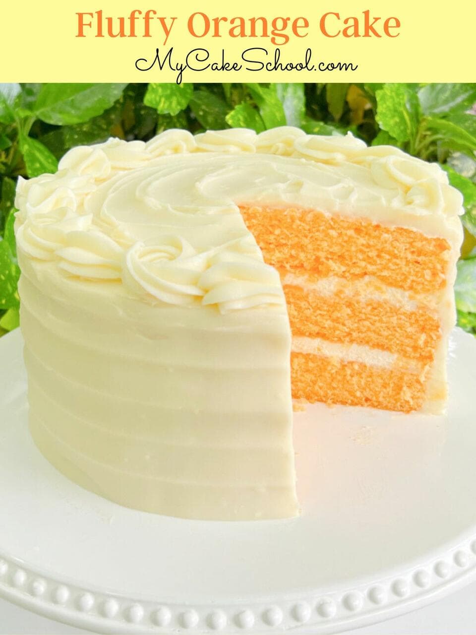 Orange cake my cake school