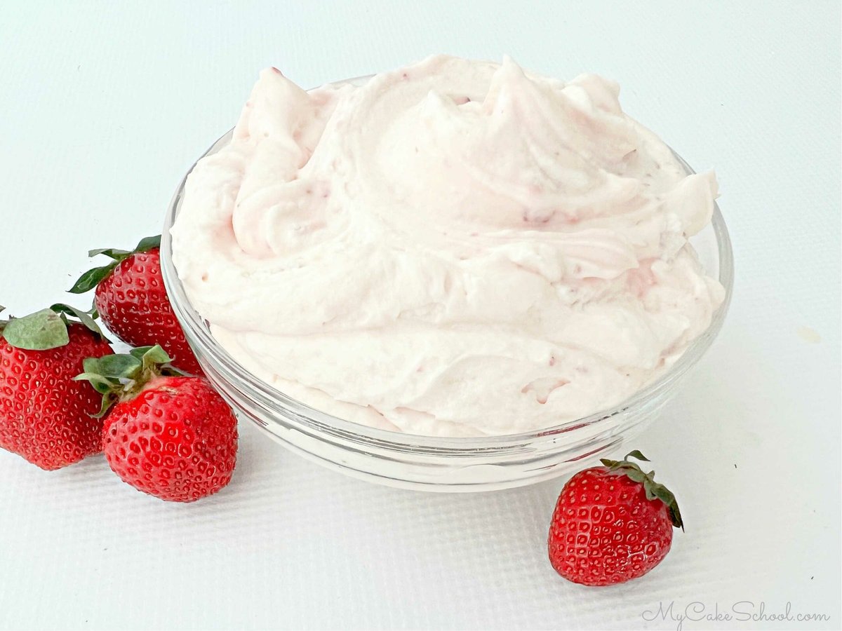 Strawberry Whipped Cream Cheese Frosting