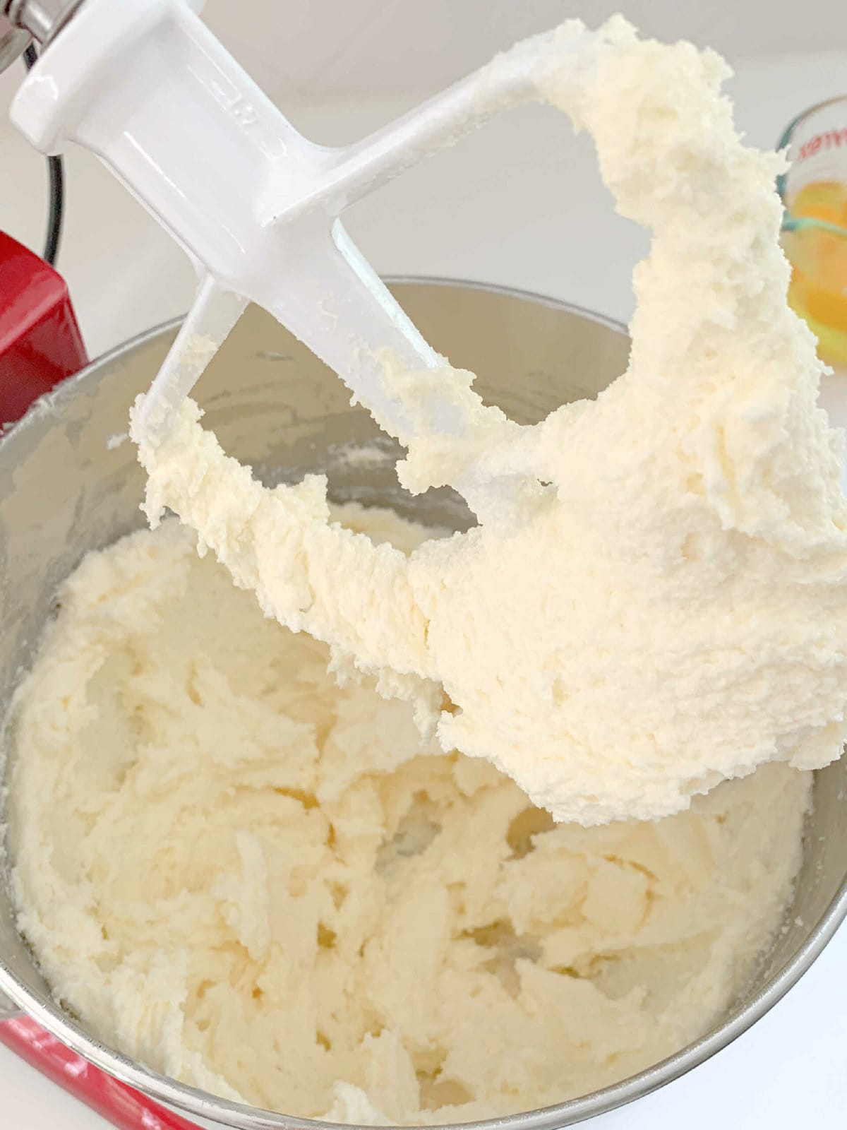 Creaming Butter and Sugar with paddle attachment of stand mixer