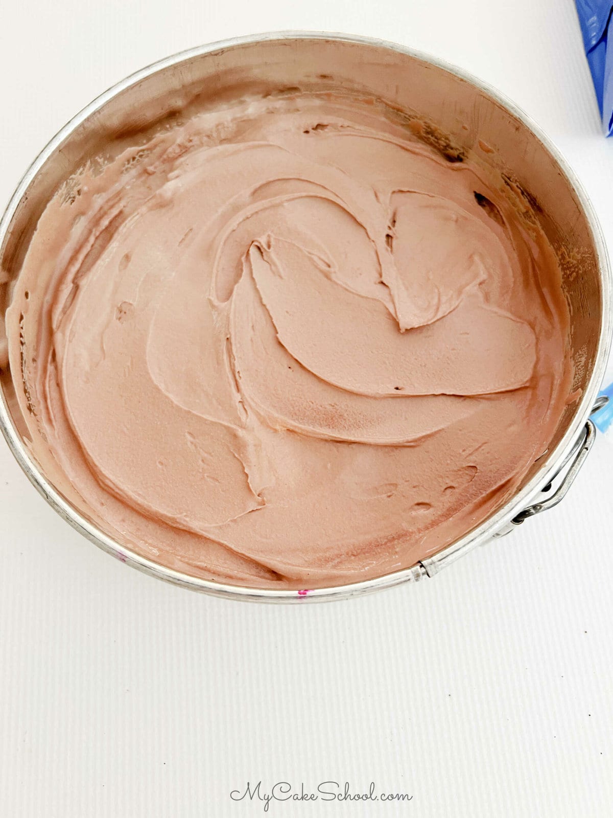 Layer of softened Chocolate Ice Cream, spread into bottom of springform pan on top of layer of crushed Oreos